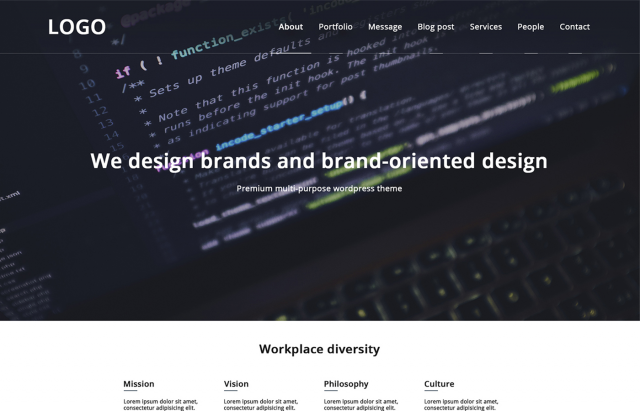 Website of the design studio