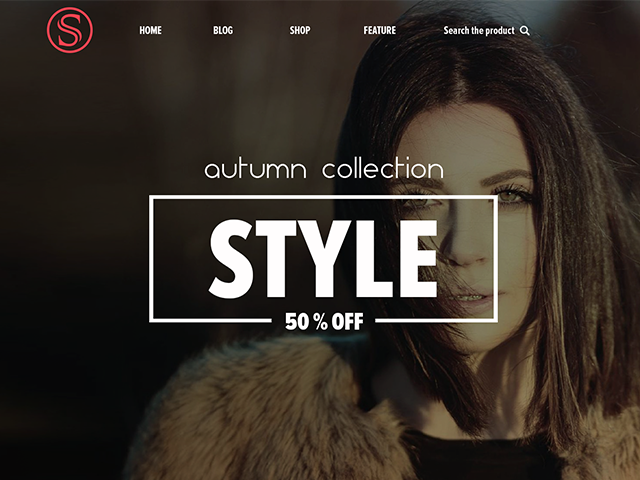 Landing Page "STYLE Shop"