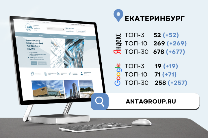 Продвижение сайта по продаже систем отопления и водоснабжения