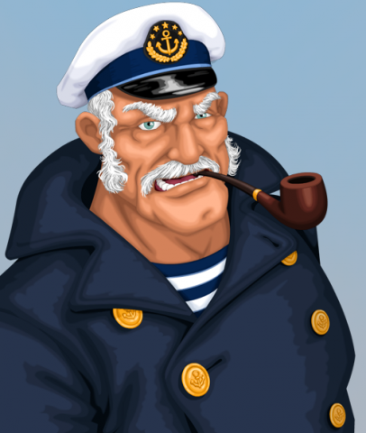 капитан для игры "Морской бой"