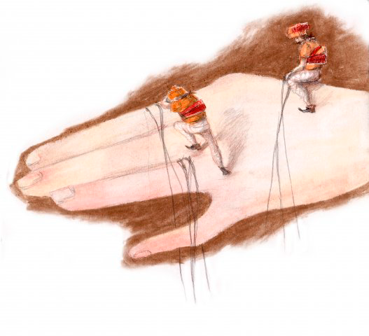 Liliput Bruste Cartoon Onanieren