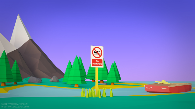 Low-Poly Lake