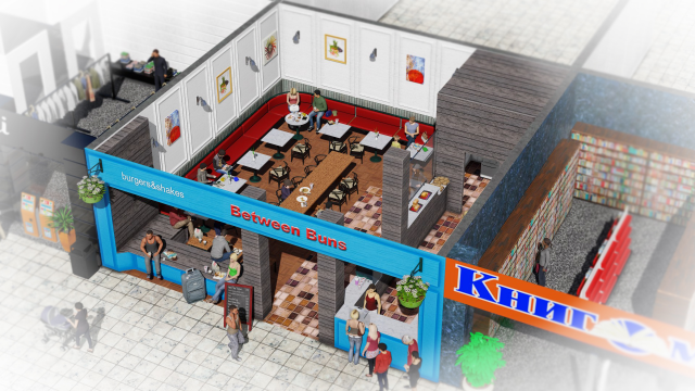3D opentype-cafe