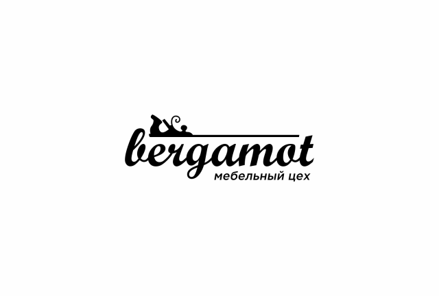Лого для мебельного цеха "Bergamot"