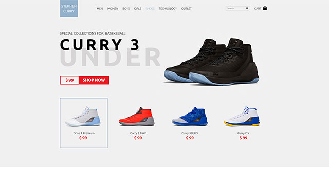 Landing Page   CURRY 2