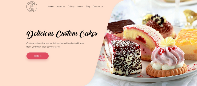 Delicious custom cakes