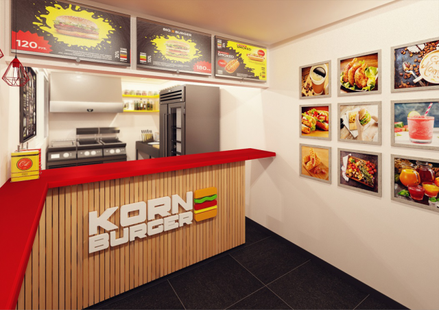 Korn Burger