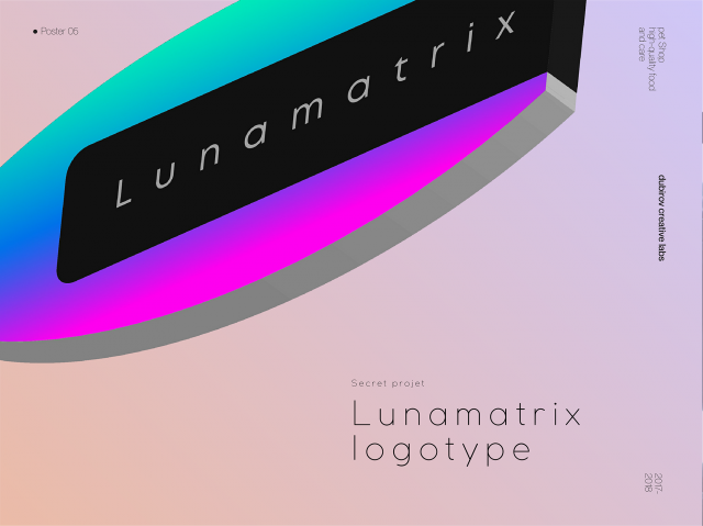 "Lunamatrix" logotype
