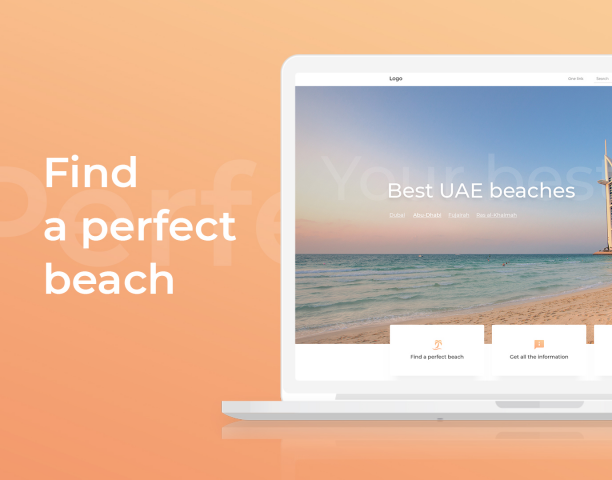 Web-site. Best UAE beaches