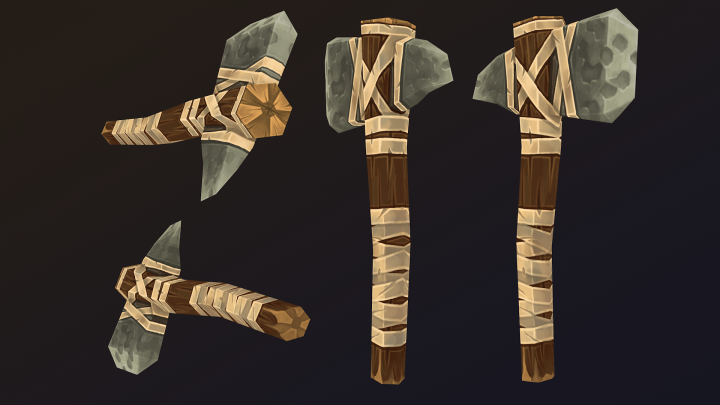 Low-Poly Axe