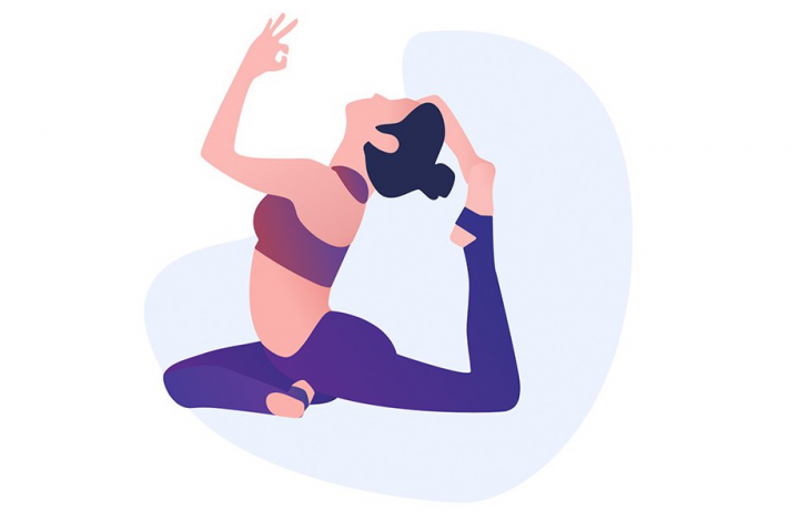 Yoga vector illustration pack