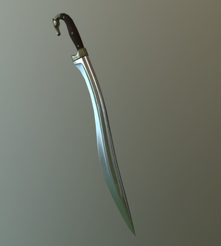 Low poly sword