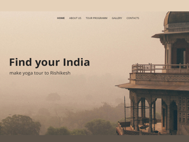 Landing page  -  