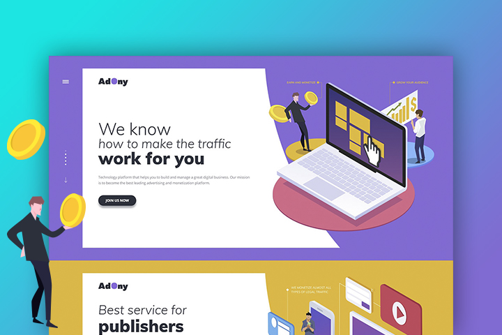 AdOny - international pay-per-click and display network