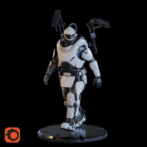 Military Exoskeleton R-20 