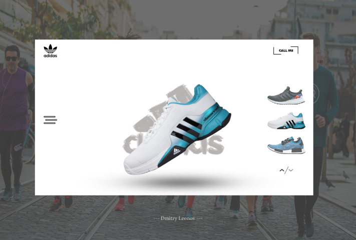 Landing page     Adidas