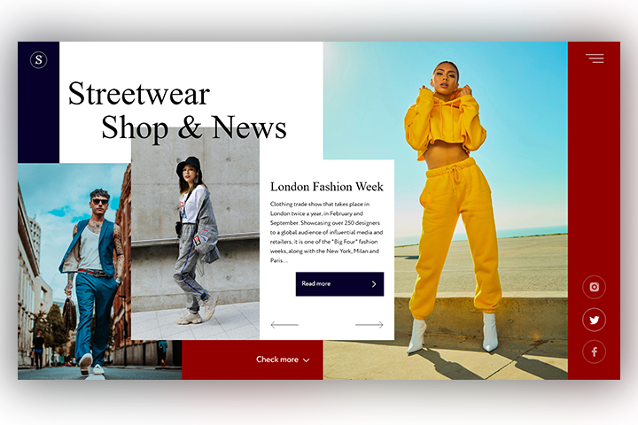 Streetwear shop