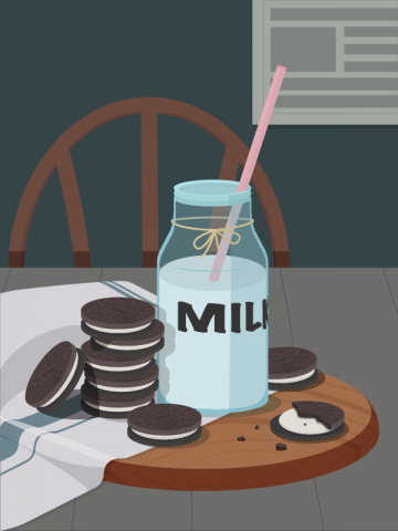 Oreo & milk