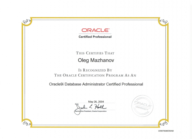 Oracle OCP DBA 9i