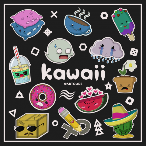 Kawaii stickerpack