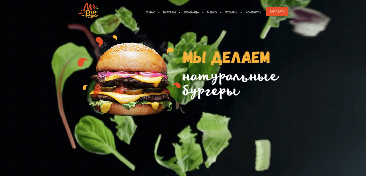 LANDING PAGE BURGER'S