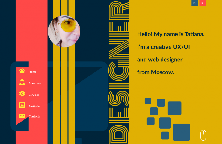UX/UI web designer from Moscow
