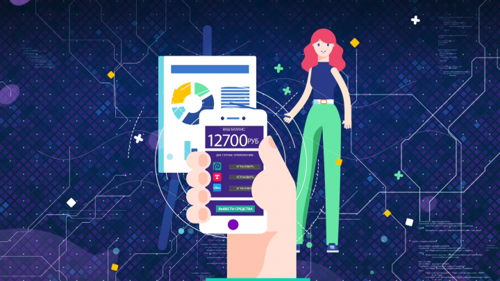 Инфографика приложения для трейдинга