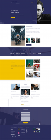 Web design for photographer