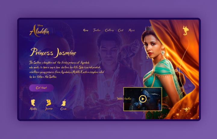Aladdin - Movie Site
