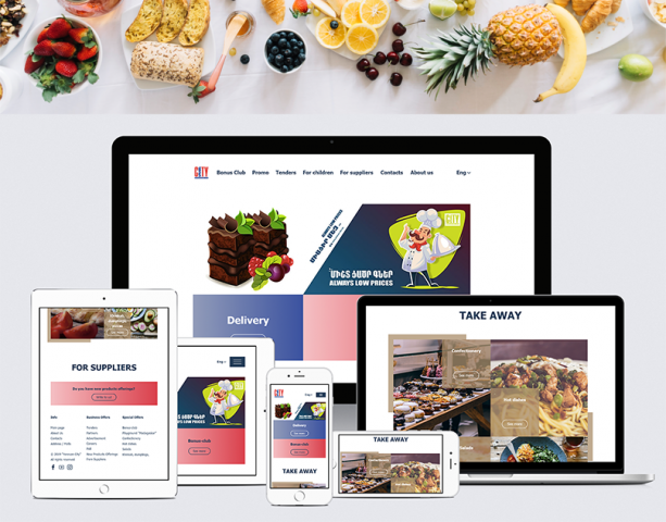 UI/UX Responsive redesign | Supermarket Yerevan-city