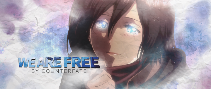 We are free banner