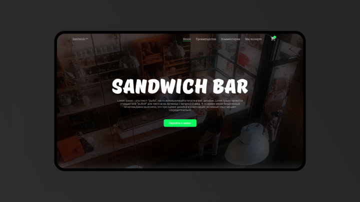 Sandwich bar