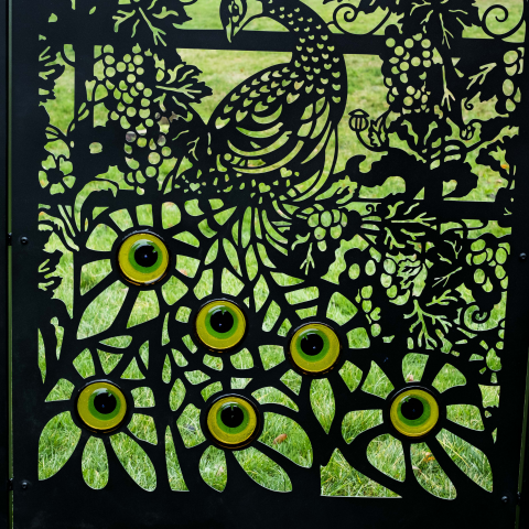 Peacock panel