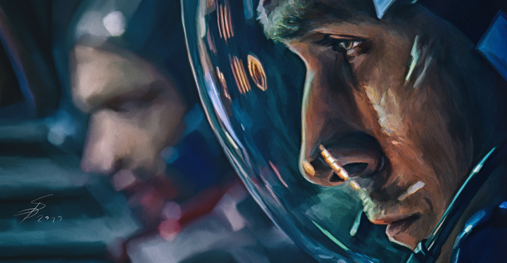 First man mpvie illustration.