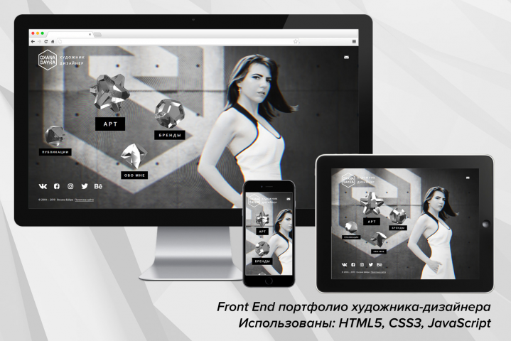 Front End  - (HTML5, CSS3, JavaScript)