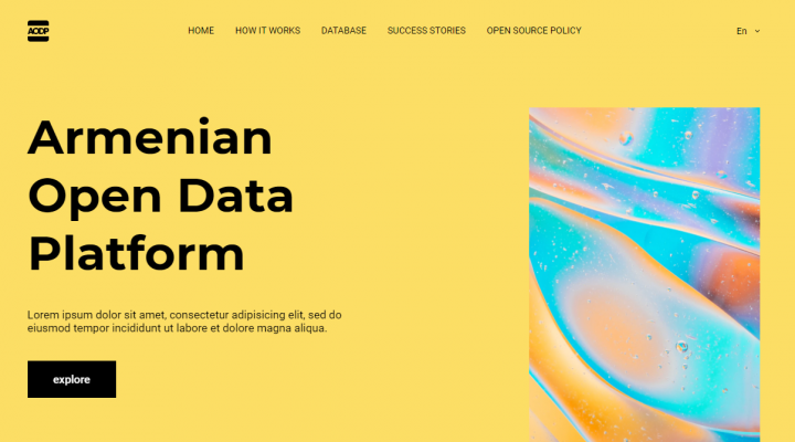 Armenian open data platform