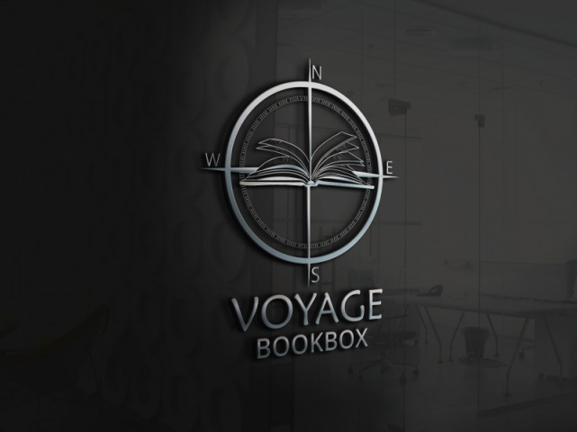 Логотип для доставки книг из разных точек света "BookBox"