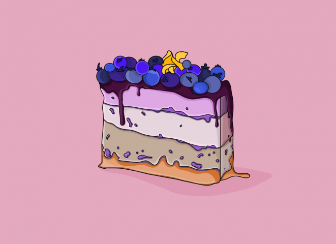 Cake illustration 