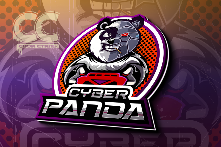 ЛОГОТИП - Cyber Panda - Компьютерный клуб