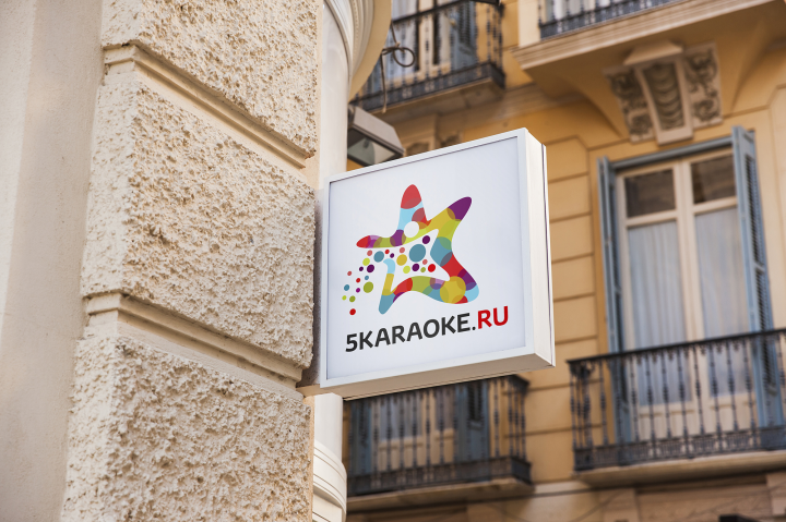 Разработка логотипа для компании "5KARAOKE"