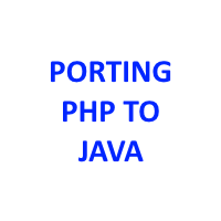 027 - Porting PHP to Java /  PHP  Java