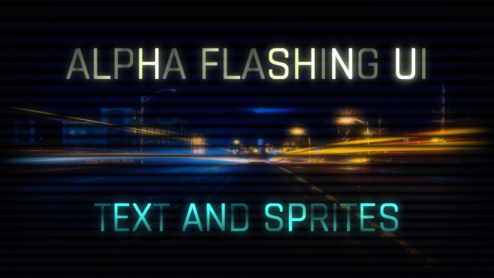 Alpha Flashing UI
