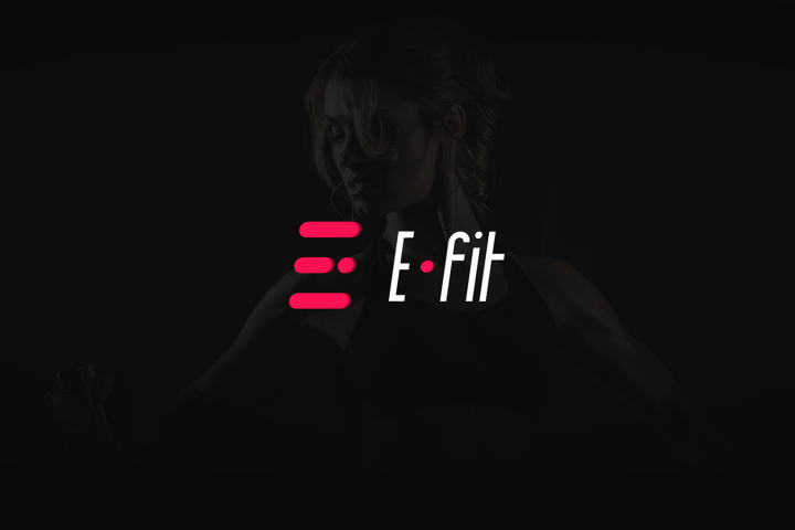 Логотип для фитнес-центра E-fit