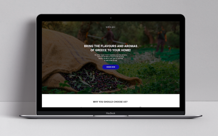 Taste of Greece | Landing page