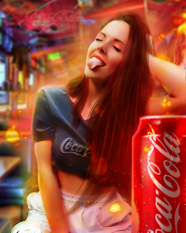Coca girl