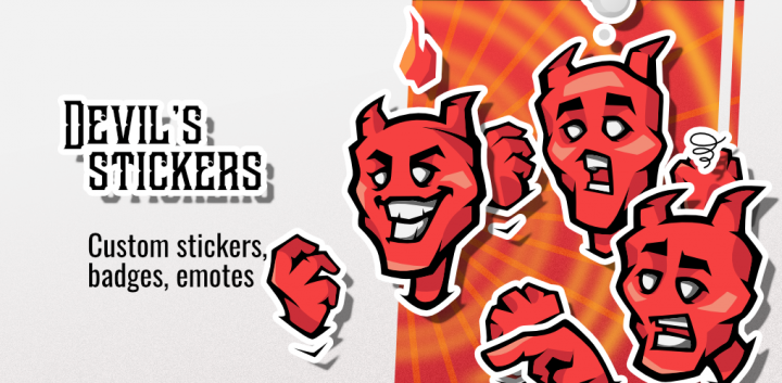 Devil stickers