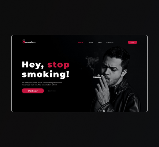 Smokeless | Website Concept