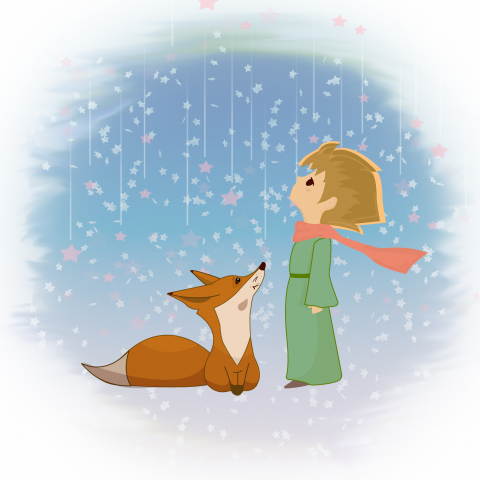Illustration of the little prince