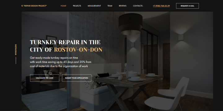 Website Repair design project
