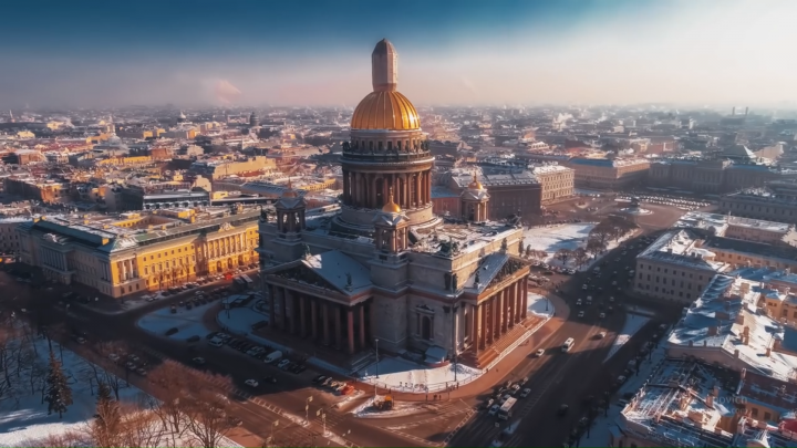 Saint Petersburg Aerial Timelab.pro /  